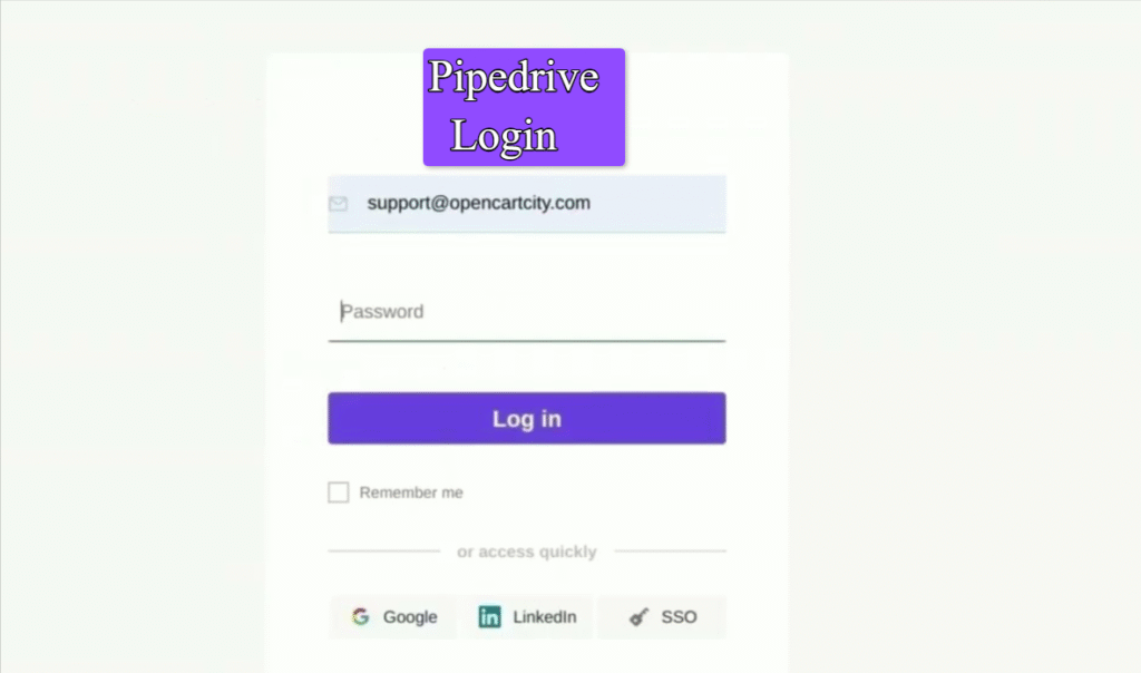 Pipedrive Login