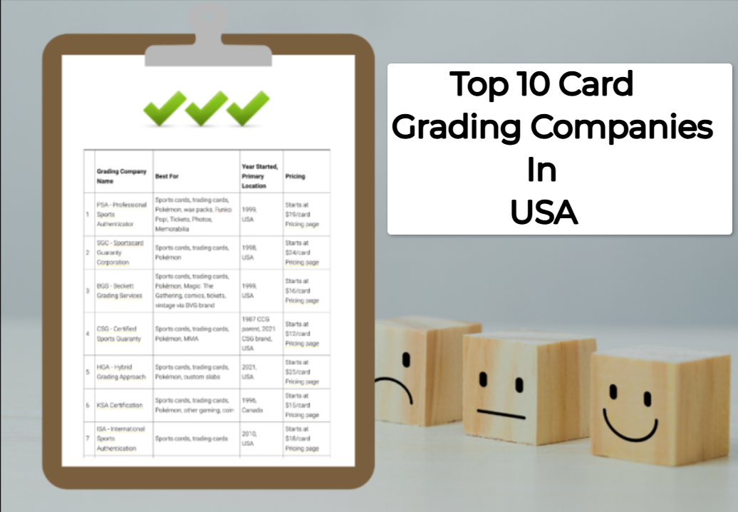 Top 10 Card Grading Companies​​ in USA